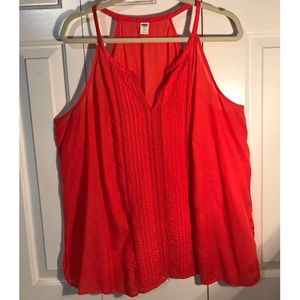 Old Navy women’s red/orange summer blouse